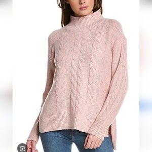 Michael Stars Aika Pastel Cable Knit Women's Sweater